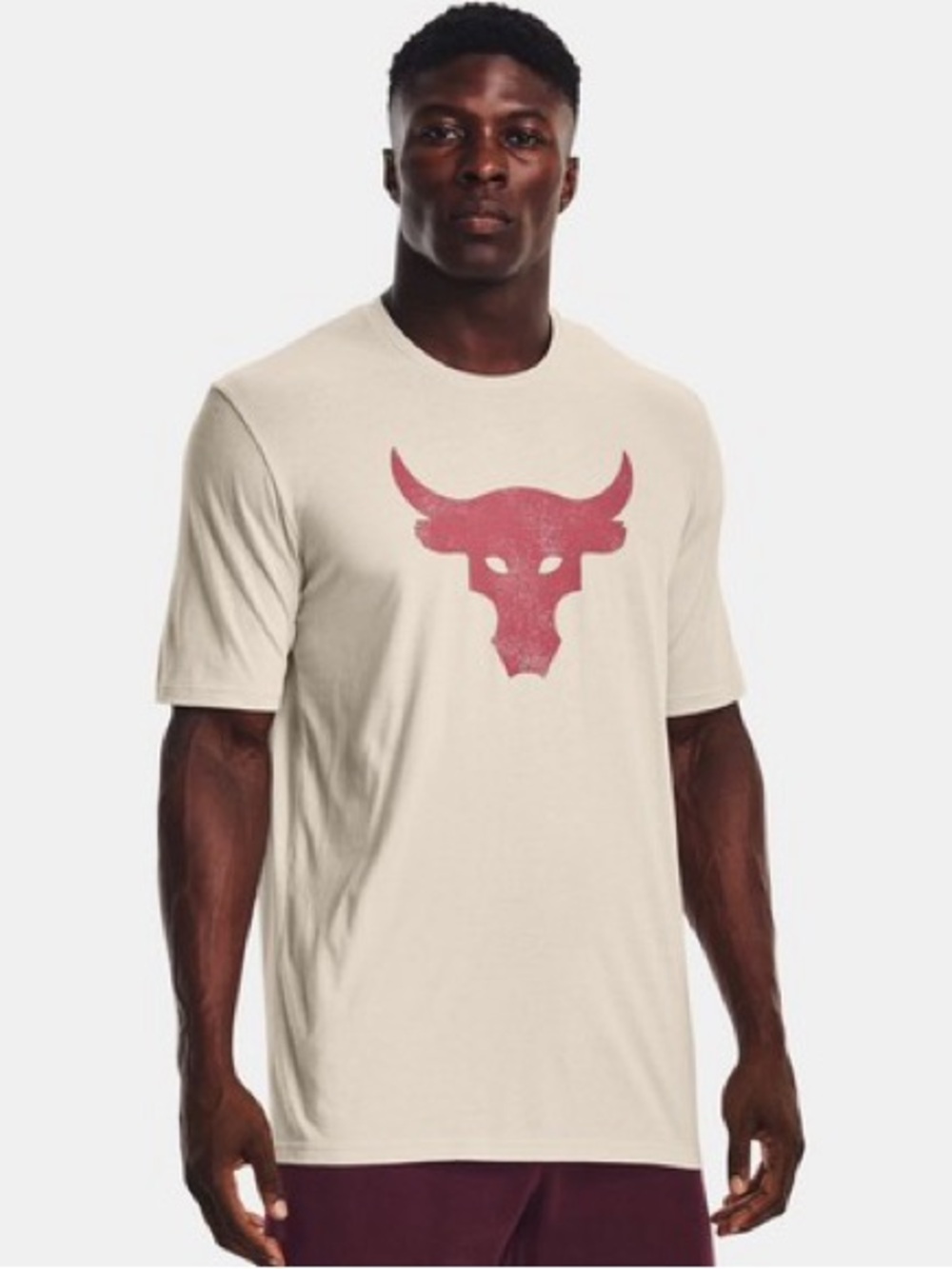 Under Armour Project Rock Brahma Bull‎ Tee 🐂 Summit White Medium
